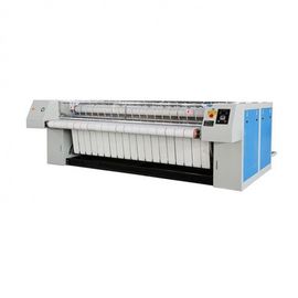 Fabric Laundry Flatwork Ironer Variable Frequency Speed Strong Steel Carbon Structures