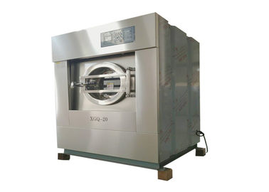 PLC Control Industrial Laundry Washing Machine , Heavy Duty Laundry Equipment