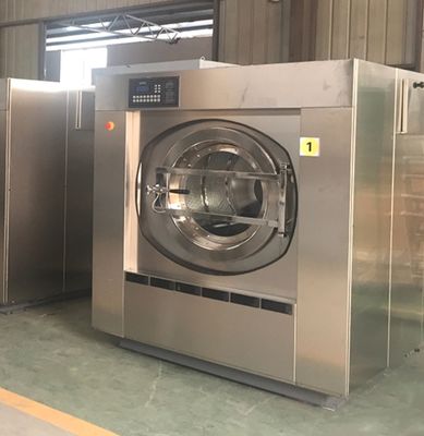 3KW 25KG 75RPM Hotel Laundry Washing Machines With Mircrocomputer Controller